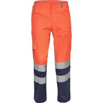 Pracovní obuv Cerva Burgos Pánské HI-VIS pracovní kalhoty 03520010 oranžová/navy 52