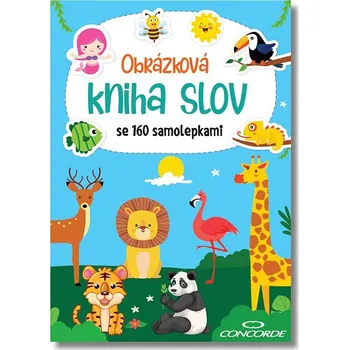 Dětské zboží Obrázková kniha slov se 160 samolepkami