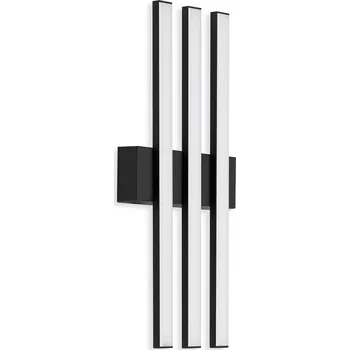 Venkovní osvětlení Venkovní LED nástěnné svítidlo fasádní 12W Černé moderní 37cm Barva světla 4000K
