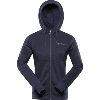 Dámská mikina Alpine Pro COOCA MODRÁ DÁMSKÁ BAVLNĚNÁ MIKINA S