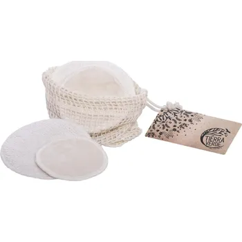 Mýdlenka TIERRA VERDE Sada kosmetických tamponů z biobavlněného sametu s froté stranou – mix