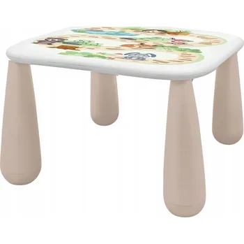 Konferenční stolek MALTEX Dětský stolek LUNA, Lesní Parta, Bílý/béžový