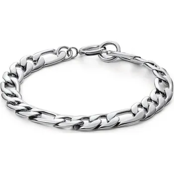 Náramek Náramek Figaro z chirurgické oceli 9 mm 20 cm