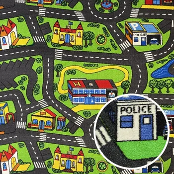 Koberec AKCE: 100x120 cm Dětský metrážový koberec City life - neúčtujeme odřezky z role, šíře, vícebarevná, filc, dětský pokoj, Vopi - 1 rok na vrácení + DOPRAVA ZDARMA k Vám i zpět