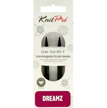 Nástroj na niť a příze Dreamz krátké vyměnitelné jehlice 5,5 mm