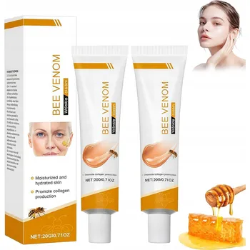 Pleťový krém 2 krémy proti vráskám s včelím jedem pro všechny typy pleti