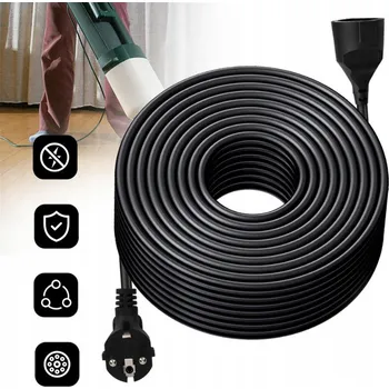 Napájecí kabel PRODLUŽOVACÍ KABEL PVC 30M 3×0,75MM2 NAPÁJECÍ KABEL VNITŘNÍ POUŽITÍ