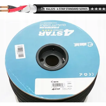 elektrický kabel Reproduktorový kabel Adam Hall K4L225 2 x 2,5 mm2, 1 m