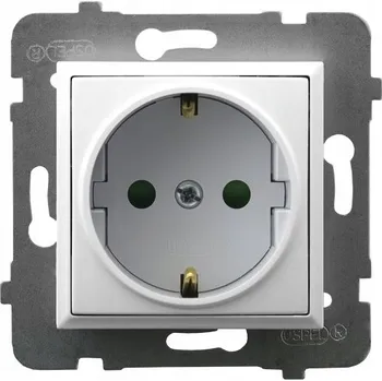 Elektrická zásuvka Ospel Elektrická Zásuvka zásuvka bílá