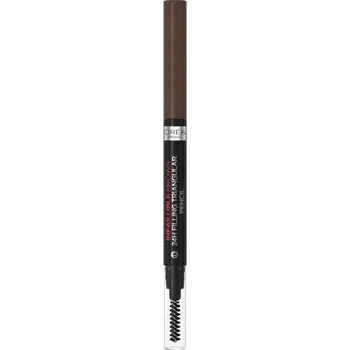 Tužka na obočí L'Oreal Infaillible Brows 24H Tužka na obočí s trojúhelníkovou špičkou pro vyplnění obočí 3.0 Brunette (Hnědá)