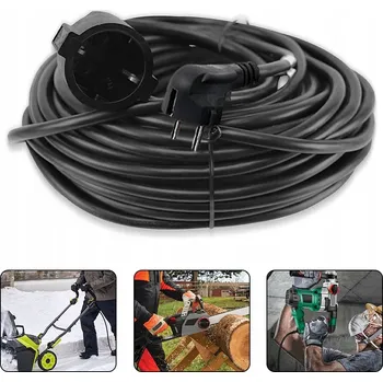 Napájecí kabel PRODLUŽOVACÍ KABEL STAVEBNÍ ZAHRADNÍ UNIVERZÁLNÍ 30M 3×0.75mm2 230V IP44 ZÁSUVKA