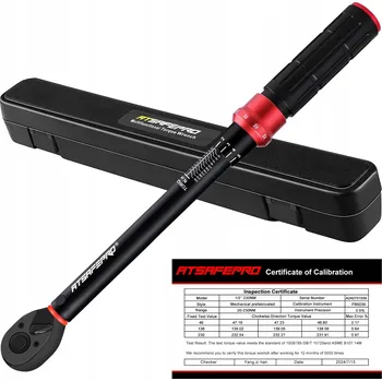 Klíč ATSAFEPRO Momentový klíč 1/2 palce 20-230 Nm pro automobily Verze 2