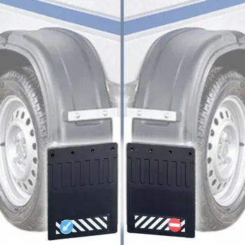 autokoberec Zástěrky přívěsu, vleku, autopřepravníku 200x260 Gumové SADA 2ks (Příkaz-Zákaz)