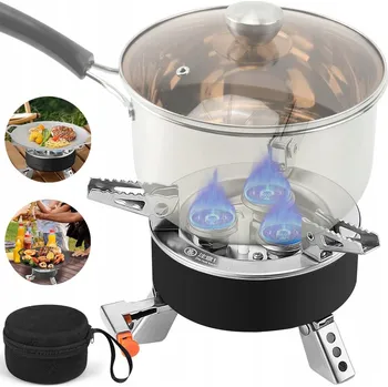 Turistický vařič PLYNOVÝ HOŘÁK 8000W - VÝKONNÝ PRO VAŘENÍ V TERÉNU