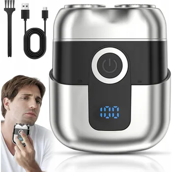 Elektrický holicí strojek GOLARKA MĘSKA AKUMULATOROWA MASZYNKA Pánský akumulátorový holicí strojek s USB nabíjením a zastřihovačem
