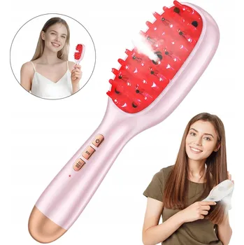 kartáč na vlasy REGENERAČNÍ KARTÁČ MASÁŽNÍ PŘÍSTROJ NA POKOŽKU HLAVY SVĚTLOTERAPIE POROST WŁOSÓW