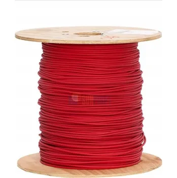 elektrický kabel SOLÁRNÍ KABEL, FOTOVOLTAICKÝ 1x6mm ČERVENÝ 50m