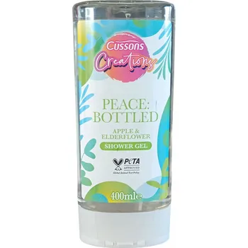 Sprchový gel Sprchový gel s jablkem a květu bezu v lahvi 400 ml