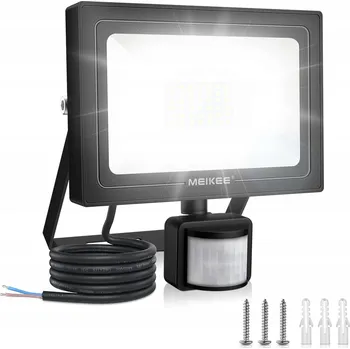 MEIKEE LED Reflektor 35W 3000LM s Pohybovým Čidlem IP66 pro Zahradu