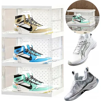 Botník Botník s policemi Bedee 27 x 59,5 x 36 cm průhledný