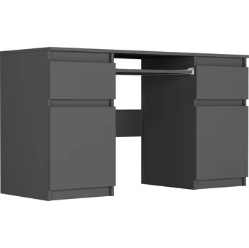 Psací stůl Obdélníkový psací stůl Framire 135 x 50 x 76 cm antracit