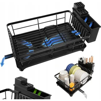 Odkapávač na nádobí ODKAPÁVAČ NA NÁDOBÍ STOJÍCÍ ODKAPÁVAČ NA NÁDOBÍ TALÍŘE PŘÍBORY TÁCEK