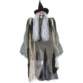Party dekorace SKVĚLÁ Závěsná Dekorace Čarodějnice 24416BZ Jaga 50cm Halloween Svatoondřejská Noc Zom