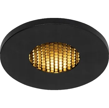 Bodové svítidlo Moderní zapuštěné koupelnové bodové svítidlo černé IP54 - Shed Honey