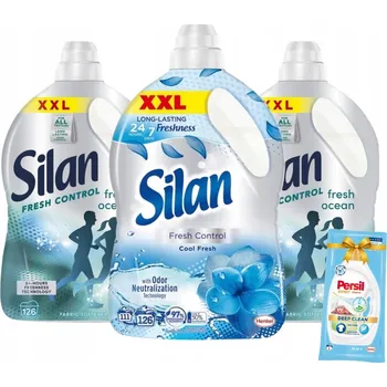 Aviváž Tekutá aviváž Silan Fresh s vůní 2,772 l x 3, 378 praní + Dárek