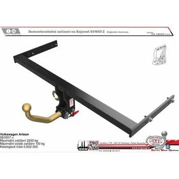 Tažné zařízení Tažné zařízení VOLKSWAGEN Arteon Shooting Brake 08/2023-> SV 5.002-350, SVC GROUP