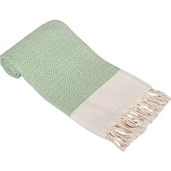 Ručník Artg Hamamzz Kemer Ručník 100x180 cm 905750 Green-Cream 100 x 180 cm