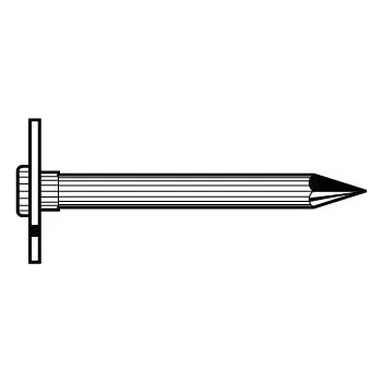 Hřebík 3,5 x 30 hřebík kalený do betonu s podložkou rýhovaný Don Qiuchotte