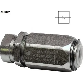 Ventil Škrtící ventil obousměrný G3/8" VRB