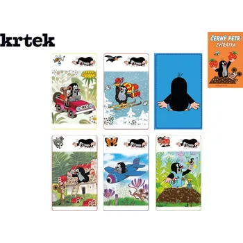 černý petr Krtek Černý Petr zvířátka