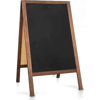 Kancelářský nábytek Dřevěný poutač 510x900 - Tmavě hnědý