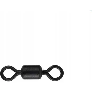 Obratlík Spro Matte Black Rolling Swivel Velikost 4, 20 ks ZKK