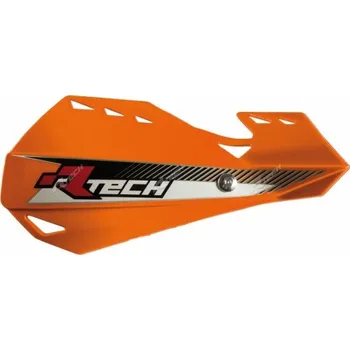 Chránič ruky pro motocykl Kryty páček Rtech Dual Evo oranžové - uni