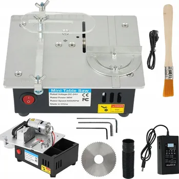 Stolní pila Stolní pila na řezání s ochranným krytem, protiskluzovou úpravou a nabíječkou