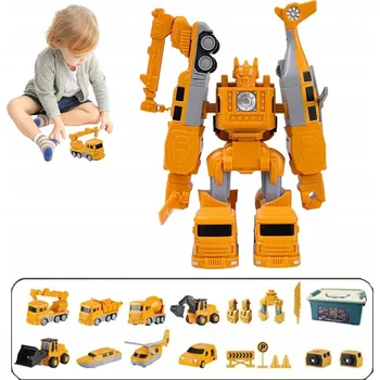 ostatní stavebnice BEDEE Magnetická HRAČKA 5v1 Stavebnice Robot Auto DÁREK pro děti