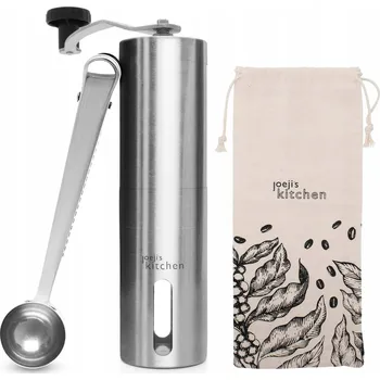 Mlýnek na kávu Ruční mlýnek joeji's Kitchen, kovový, šedý