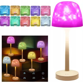 Lampička LAMPA LED 16 KOLORÓW S DOTYKOVÝM OVLÁDÁNÍM DO DĚTSKÉHO POKOJE