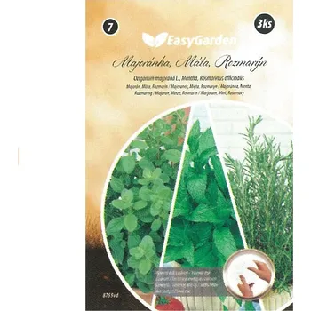 Semeno Majoránka, máta, rozmarýn výsevní disk