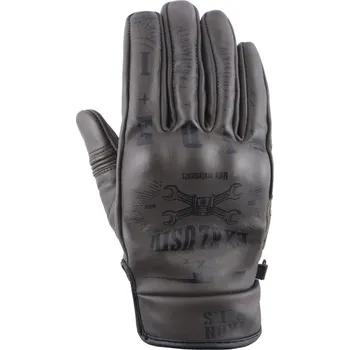 Moto rukavice Moto rukavice IRON RIS, NOX EXKLUSIV (hnědé) 2026