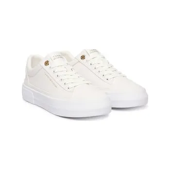 Dámské tenisky Tommy Hilfiger Sneakersy Th Foxing Platform Canvas FW0FW09480 Bílá 36