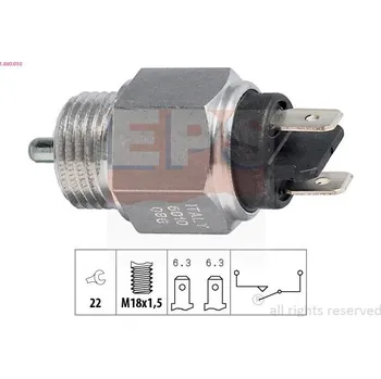 Autoelektrika Spínač, světlo zpátečky EPS 1.860.010