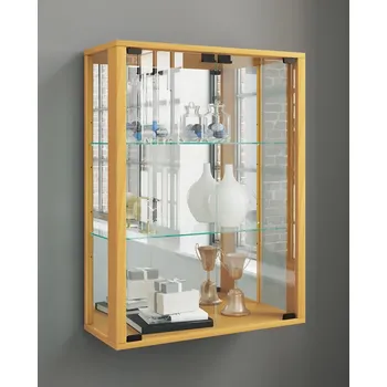 Ložnice VCM Nástěnná vitrína Udina se zrcadlem, buk 487127