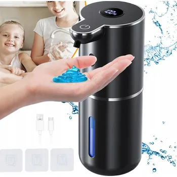 Dávkovač mýdla Bezdotykový dávkovač mýdla Bedee na kuchyňskou dávkovač 380 ml černý