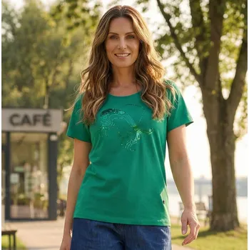 Dámské tričko Dámské triko KIXMI ROCCA ZELENÁ XS