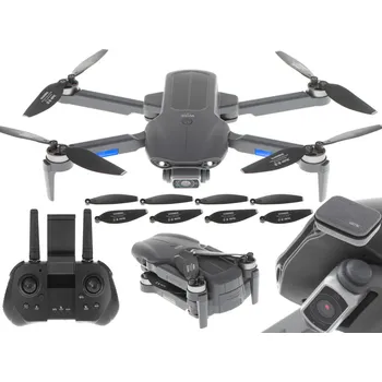 Dron Aga Dron RC F9 6K HD kamera GPS wifi dosah 2000 m šedý