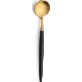 Příbor Lžička na espresso Cutipol GOA D.10cm zlatá/černá rukojeť
